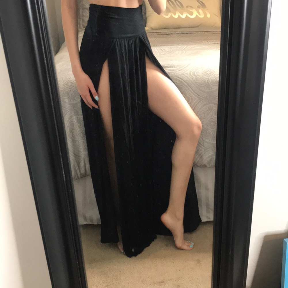 black Maxi Skirt